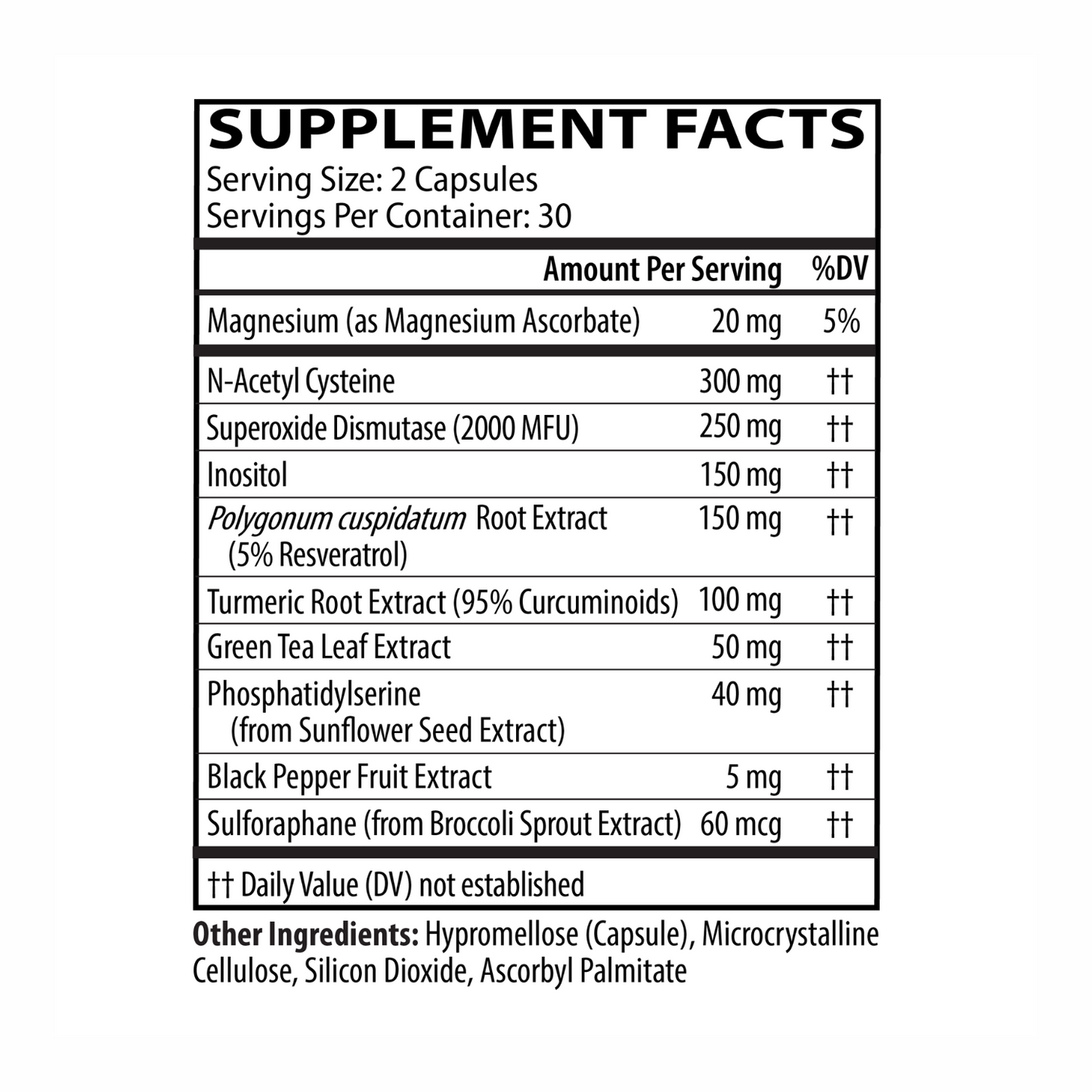 Intracellular Detox Complex